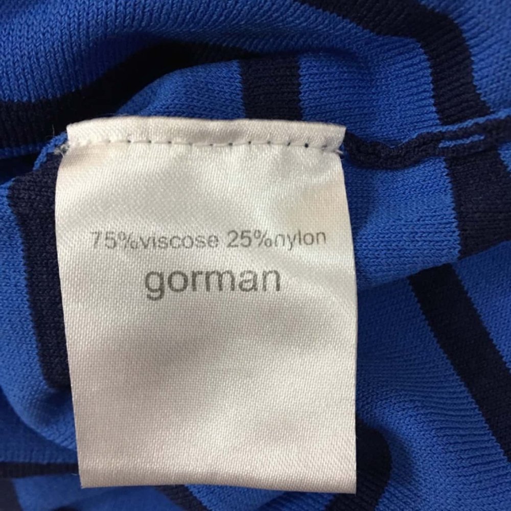 GORMAN Lola Stripe Blue Cold Shoulder Midi Dress - Picture 5 of 9